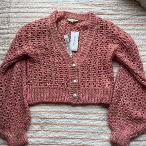 Pink Miss Selfridge sweater (small)